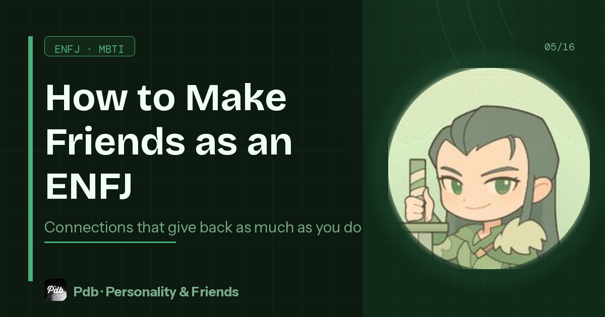 How to Make Friends as an ENFJ